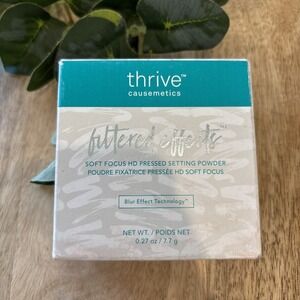 NEW Thrive Causemetics Filtered Effects Soft Pressed Setting Powder Medium .27oz